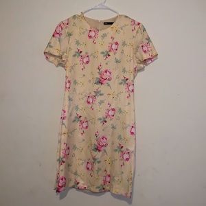 Zara Easter Party Dress with Cut Out Sides SZ M